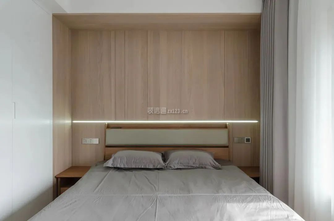 卧室床头造型效果图 卧室床头效果图
