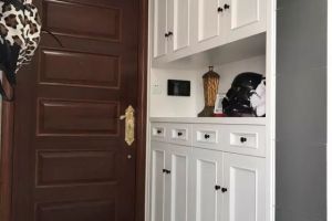 [上海波涛装饰]小户型玄关鞋柜设计要点，让家整洁有序!