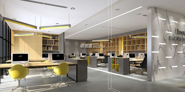 办公室现代风格500㎡设计方案