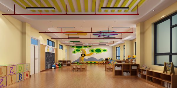 幼稚园绚丽风格580㎡设计方案