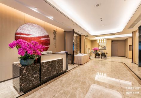 广州酒店1000平米奢华风格装修案例