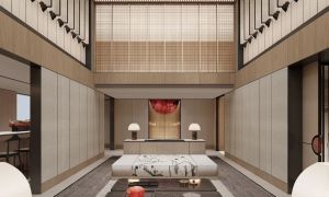 800平独栋别墅项目装修新中式风格设计
