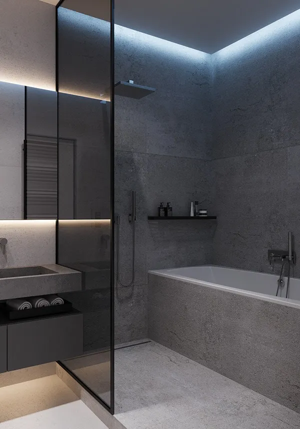 90平现代风装修案例,经典全黑搭配!