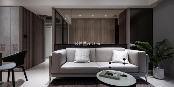 中旅启境花园现代风格100㎡设计方案