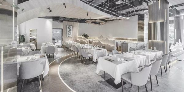 餐厅现代风格250㎡设计方案
