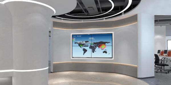 办公室绚丽风格2400㎡设计方案