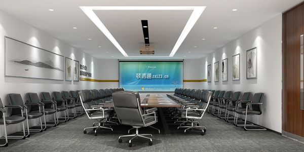 办公室现代风格4800㎡设计方案