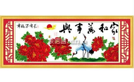 婀娜多姿十字绣幸福万年长yhd0832