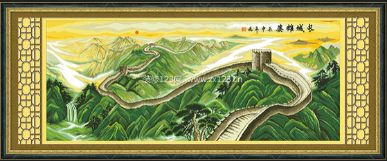 金钻十字绣长城雄姿f-1441