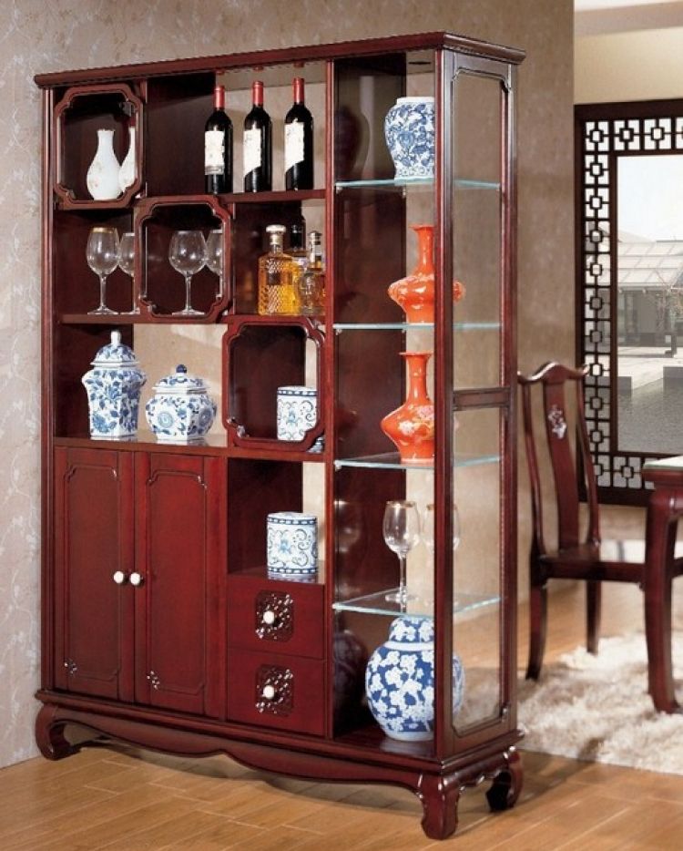 酒柜中式古典实木酒柜