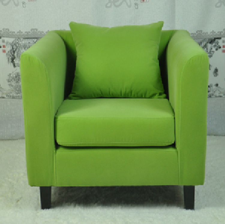 沙发,现代简约绿色休闲沙发