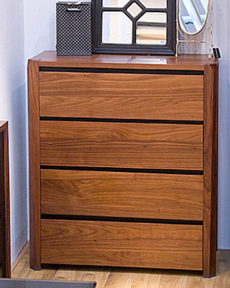 斗柜,现代实木四斗柜
