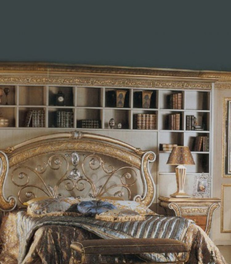 达芬奇银色双人床