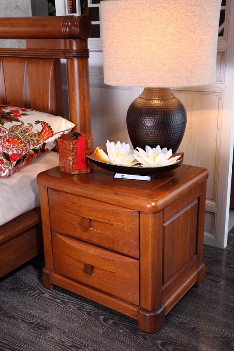 商品信息名称:床头柜,中式风实木棕色床头柜标签:中式家具 实木家具