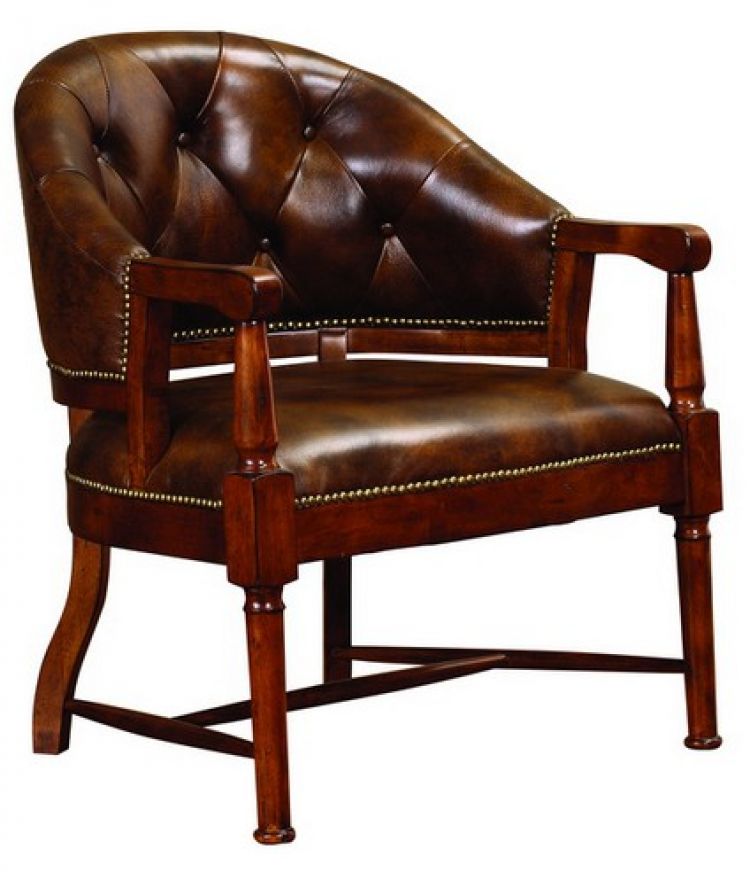 椅子,英式真皮椅