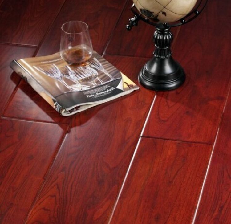 富林地板tg004金刚柚合拼-酒红色