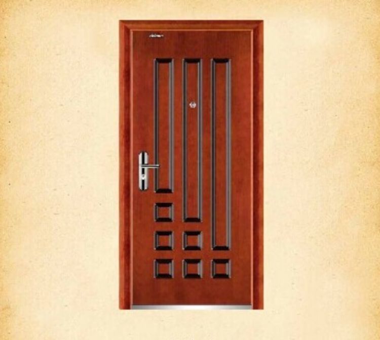 群升qs-g608b国门六号钢木门