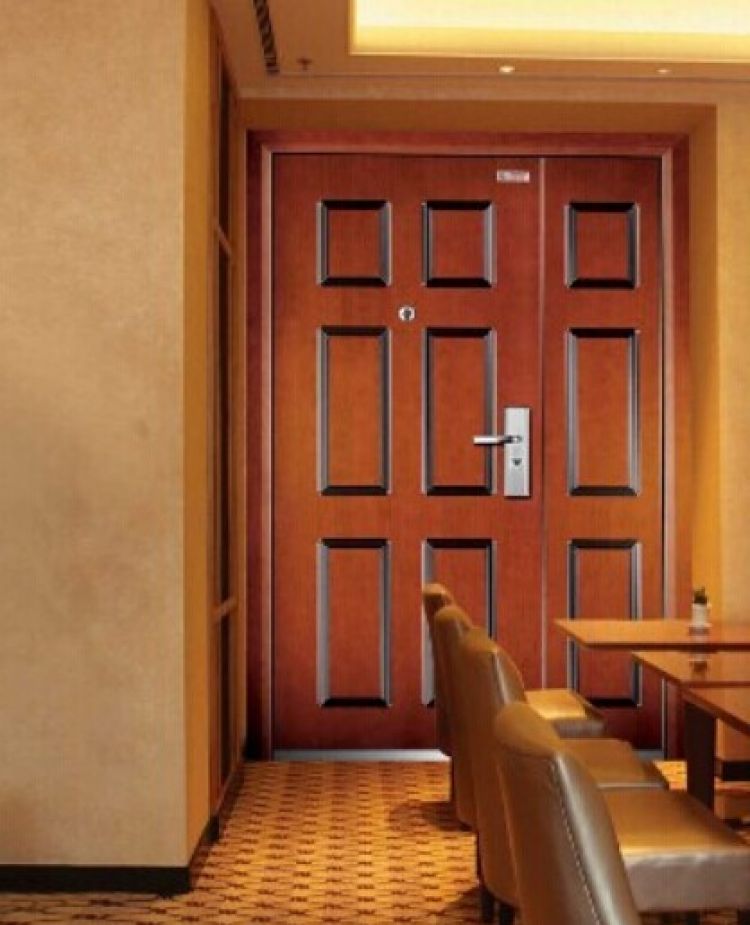 群升qs-g608b国门六号钢木门