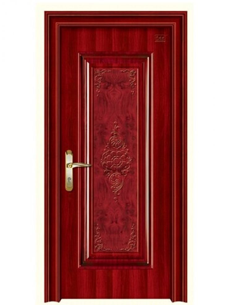 大富豪钢木门金玉满堂红拼木