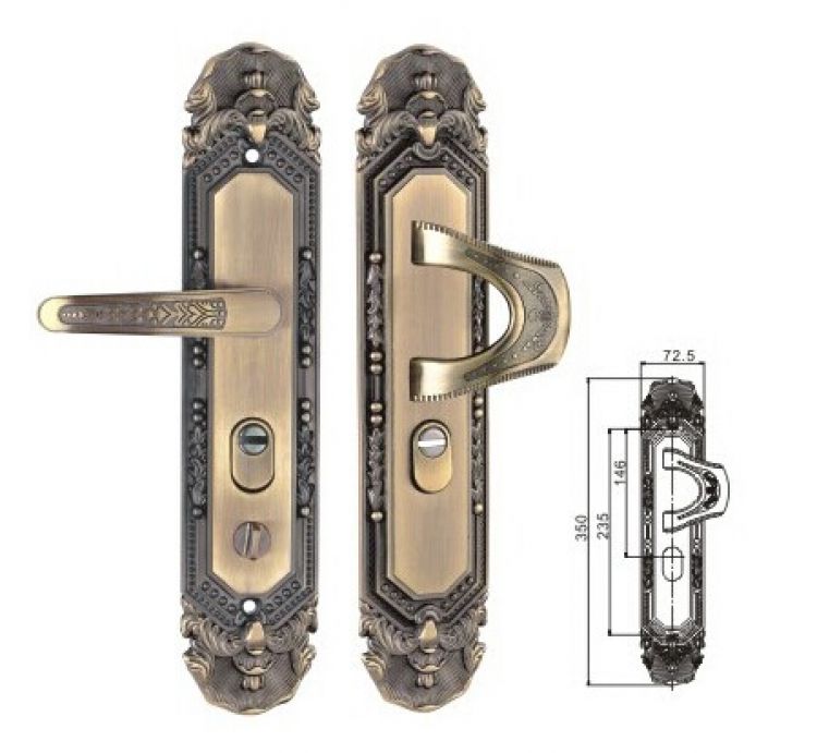 保德安门锁l-12-29执手面板