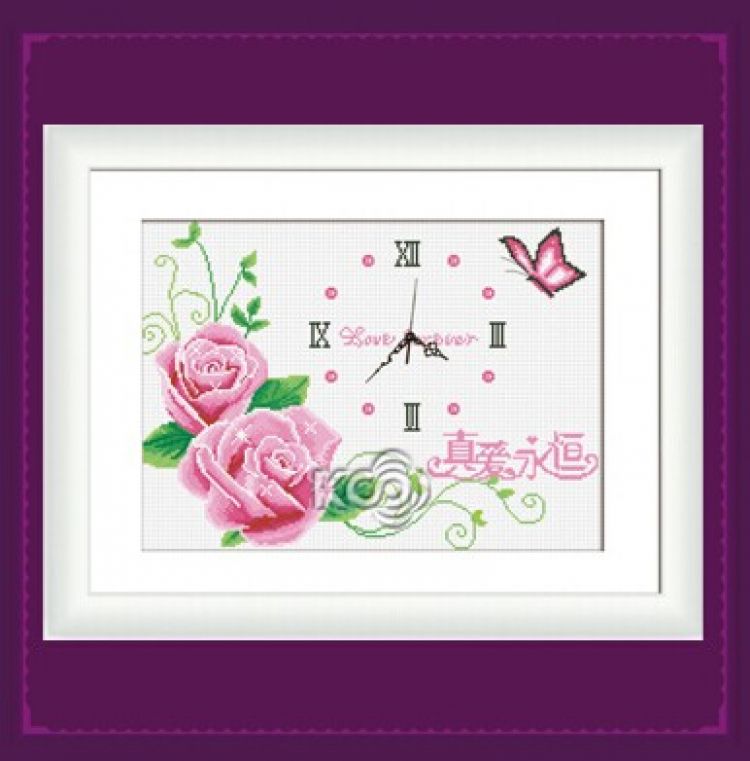 ks钟表十字绣610296_装信通网家居百科