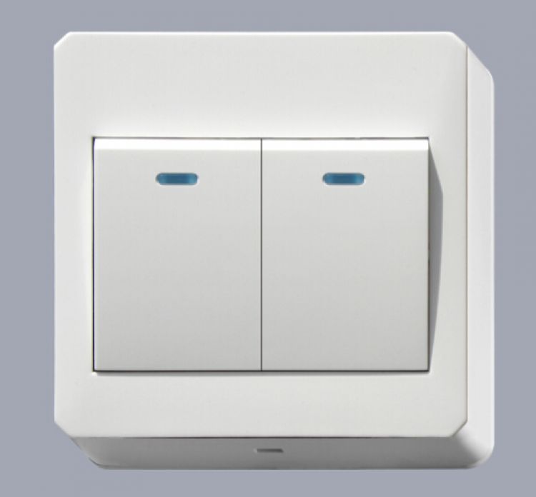 梅兰日兰3二位单控开关