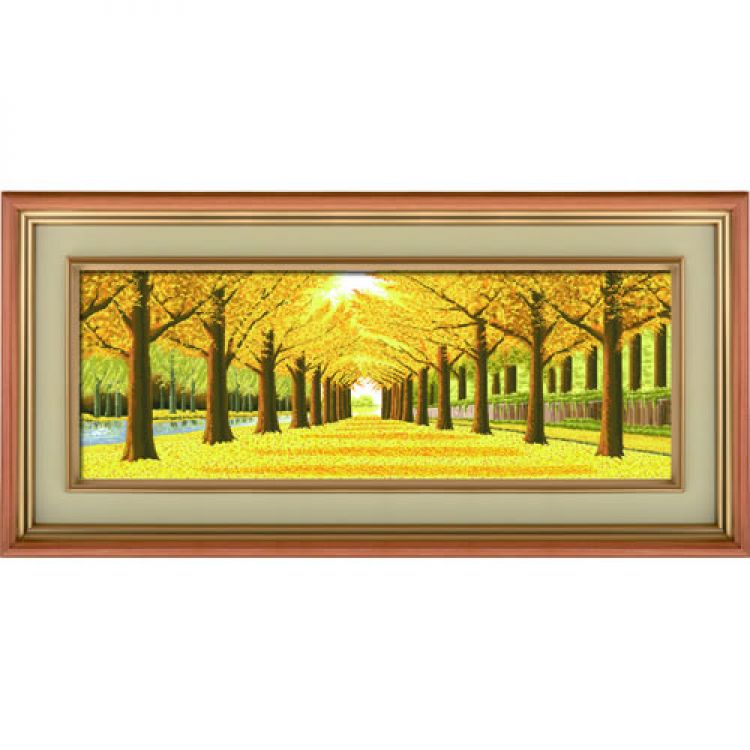 婀娜多姿十字绣黄金满地yhd0770