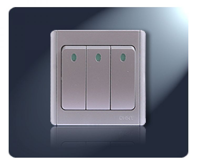 正泰new6-e010三联单控开关