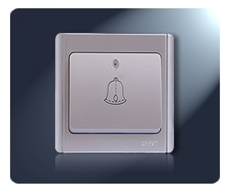 正泰new7-e302b一联门铃按钮开关