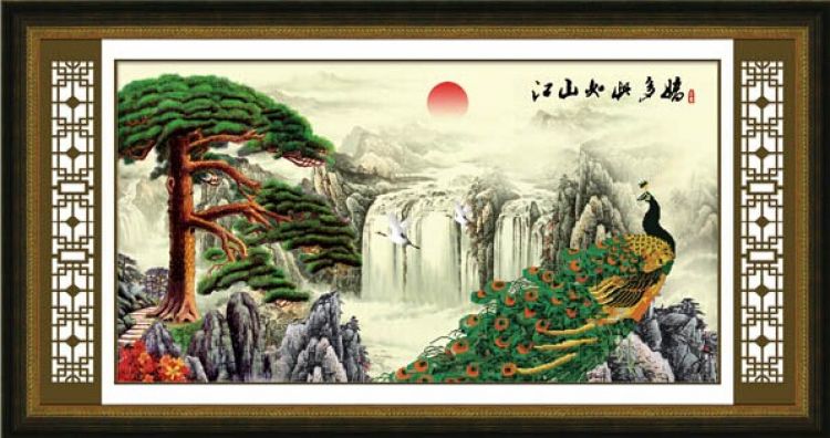 回归鸟十字绣h5d0110