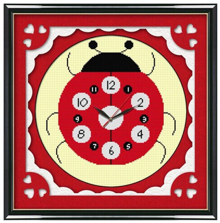 k100挂钟十字绣91082_装信通网家居百科