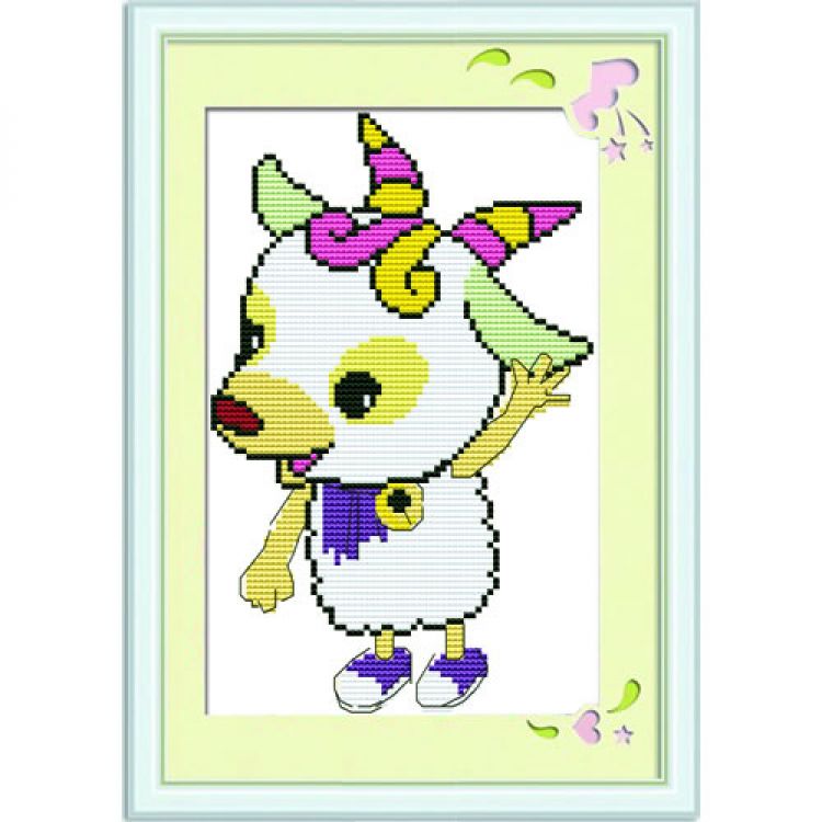 婀娜多姿十字绣生肖羊yhd0782