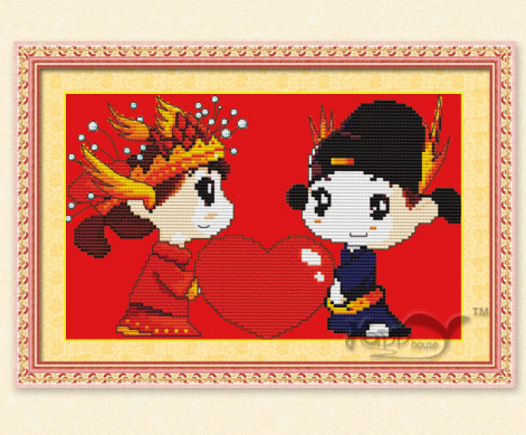 欧美兰十字绣心心相印xxxyzsh8521