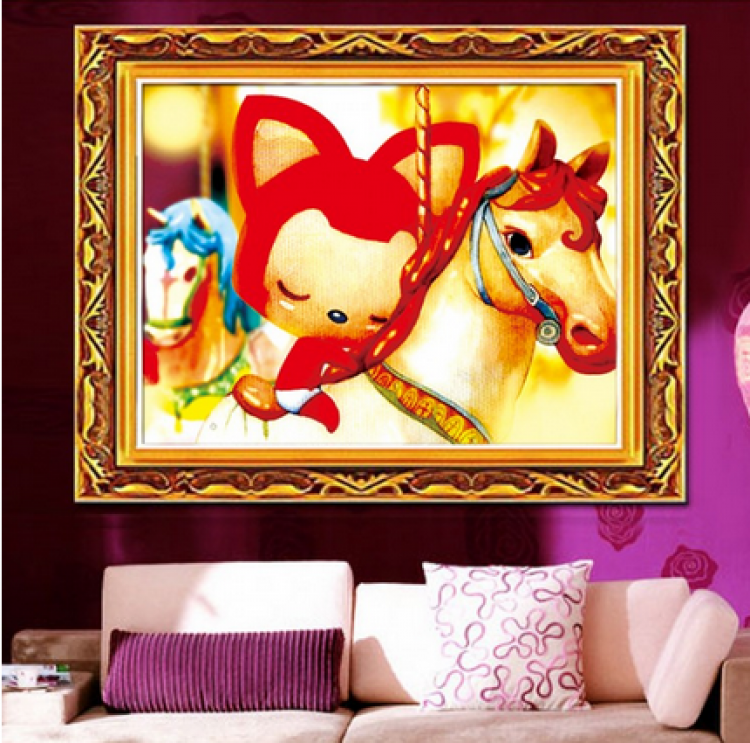 金鑫十字绣阿狸ks8810