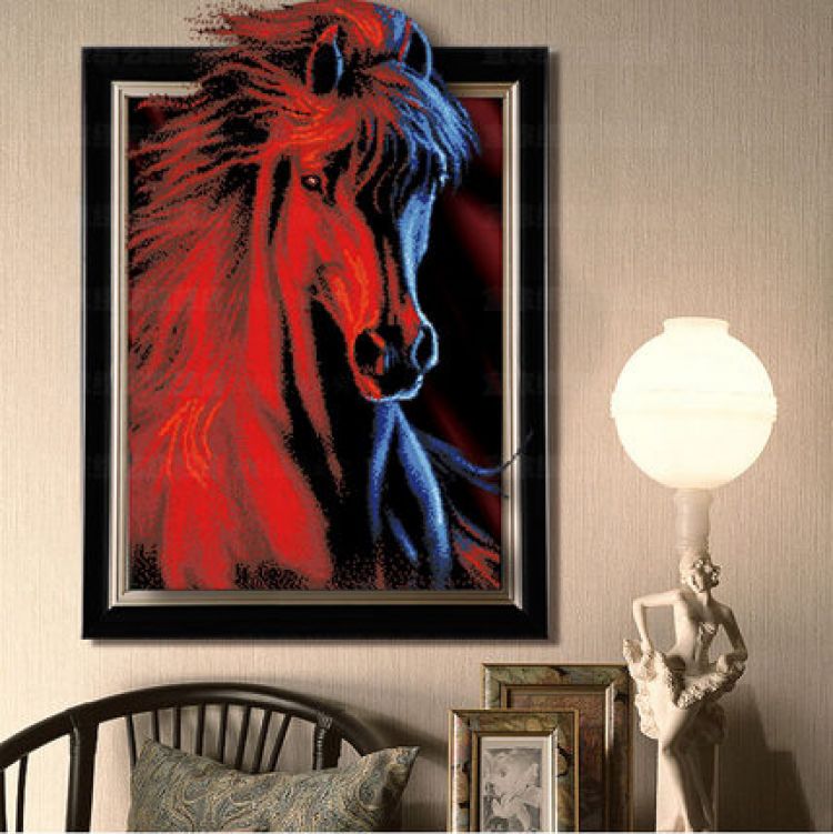 乐家家十字绣冰与火dw1003