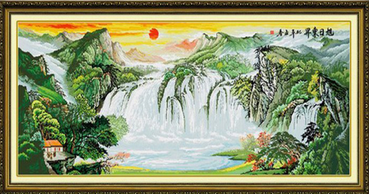 纤玉十字绣旭日东升2-30