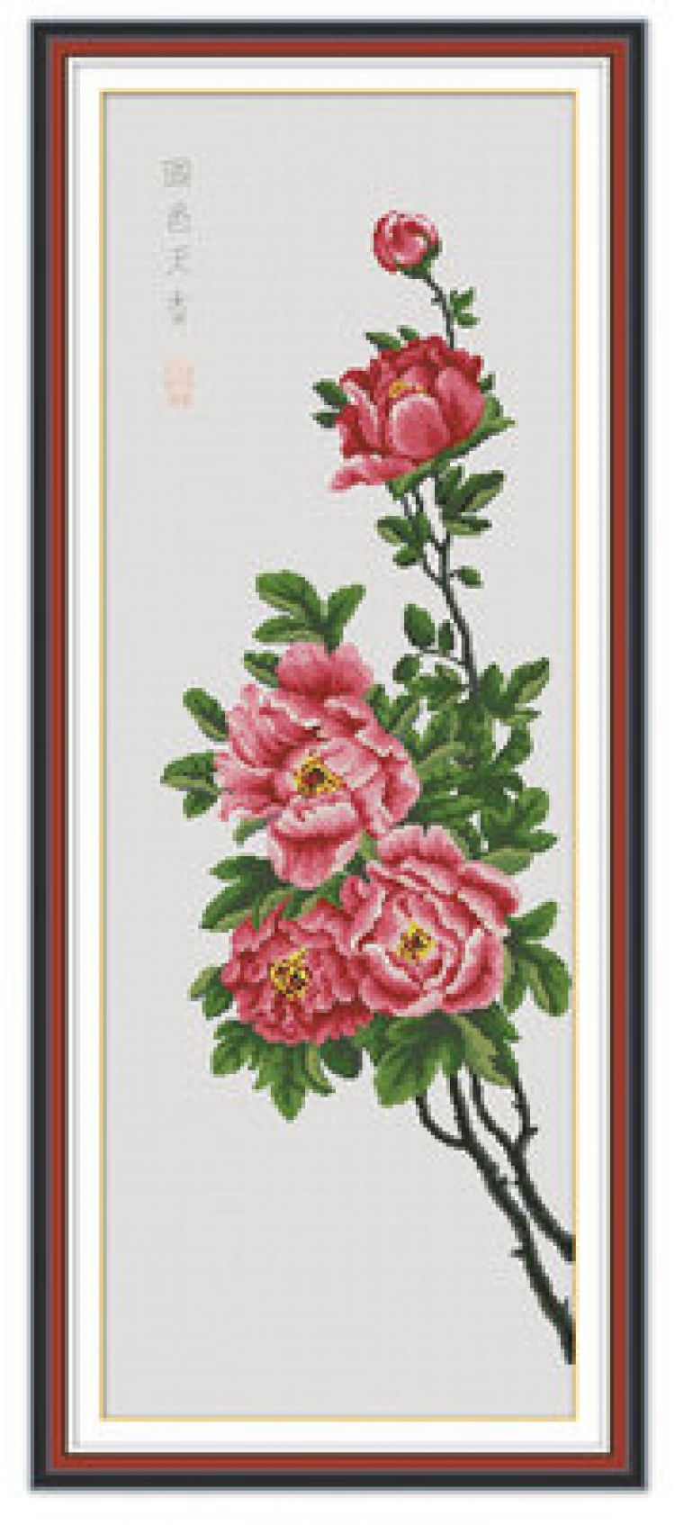 金钻十字绣国色天香62020