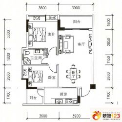 翠华花园二期户型图