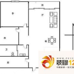 魅力之城户型图2室 户型图 2室1厅1卫1厨