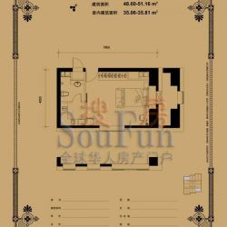 设计师广场户型图A户型 1室1卫1厨