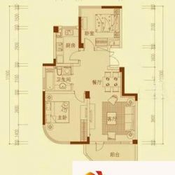 绿城丽江公寓A户型户型图