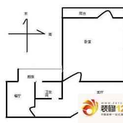 玉林里小区户型图户型图 1室2厅1卫1厨