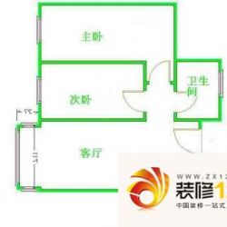 首科花园户型图户型图 2室2厅1卫1厨