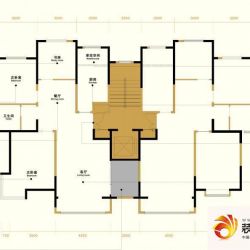 新天润国际社区三期户型图B1户型 3室2厅1卫1厨