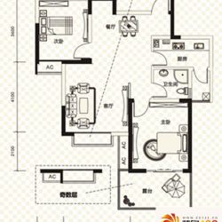 中大君悦金沙花园户型图