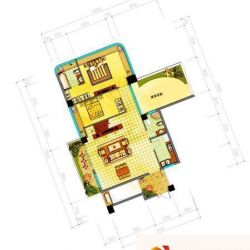 浣花香L2户型下层户型图