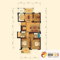 滨江曙光之城A2奇数层户型户型图