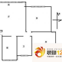 海景城户型图2室 户型图 2室2厅1卫1厨