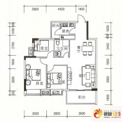 翠华花园二期户型图