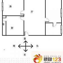 濮家东村户型图2室 户型图 2室1厅1卫1厨